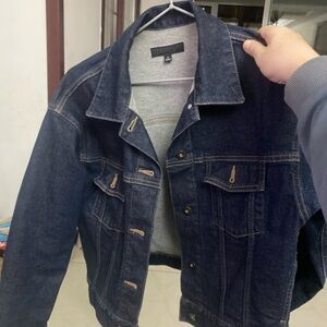 Unique Vintage Blue Lightweight Denim Jacket